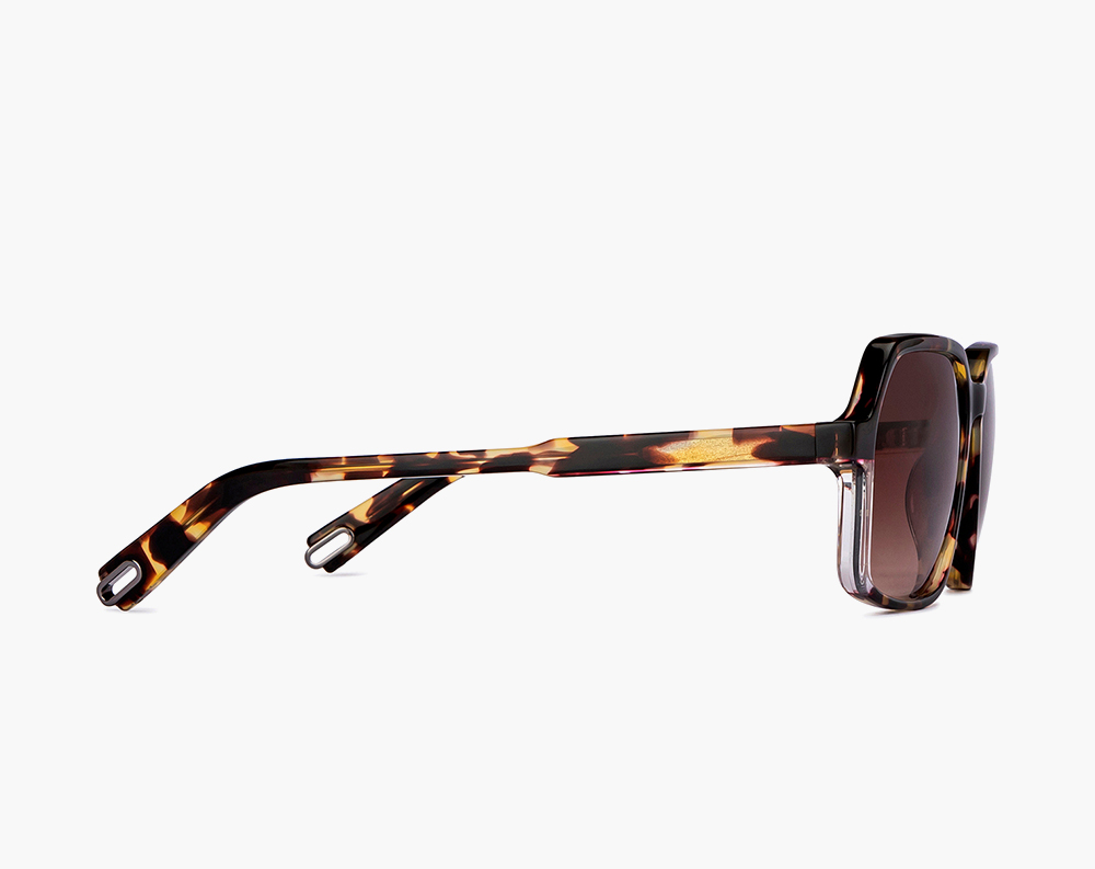 Multicolor oval shape spectales frame sunglasses - Image 3