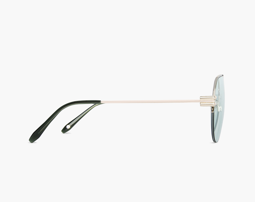 Unisex polarised aviator sunglasses - Image 3