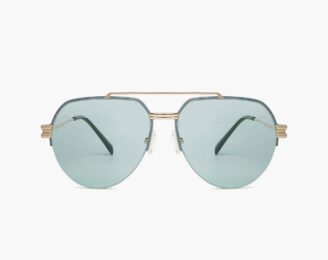 Unisex polarised aviator sunglasses