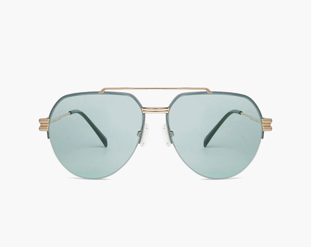 Unisex polarised aviator sunglasses